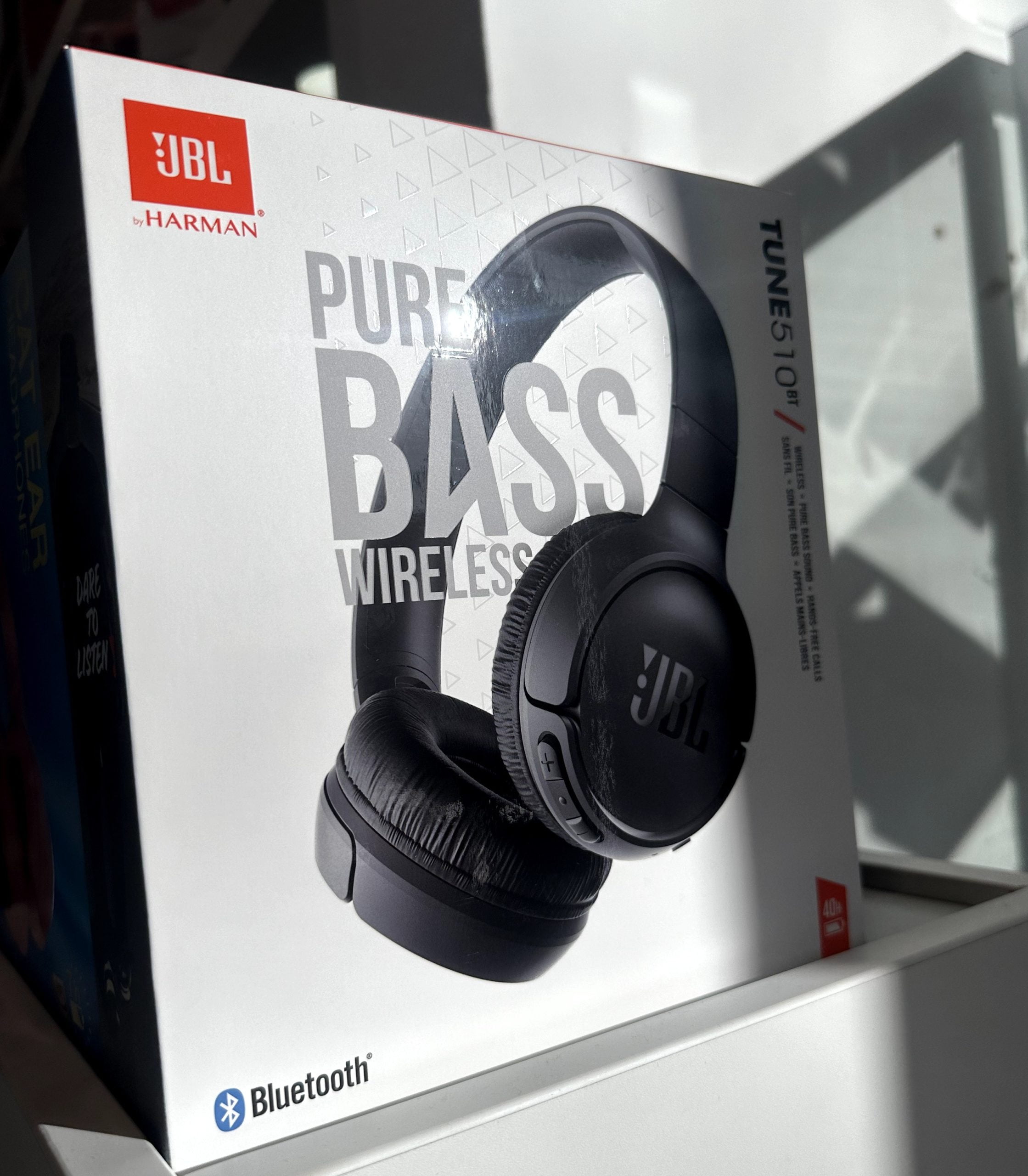 JBL pure bass wireless headphones