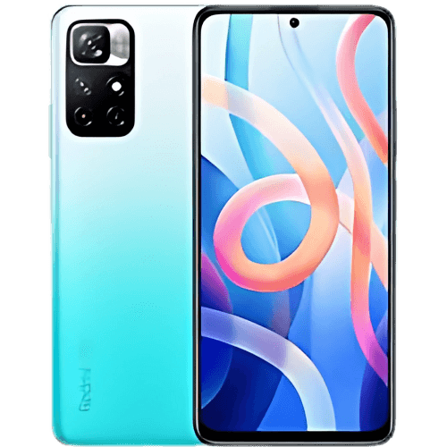 Redmi Note 11 5G smartphone front and back view with elegant design