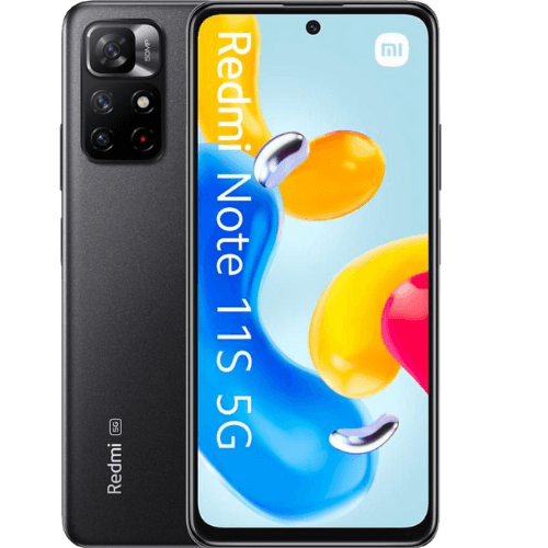 Redmi Note 11 Pro 5G smartphone showcasing front and back with premium finish